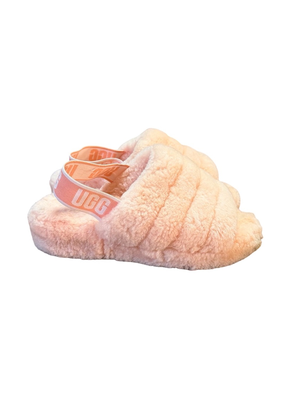 UGG Fluff Yeah Slide Slipper Sandals Pink Women’s Size 6